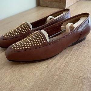 Enzo Angiolini Studded Flats